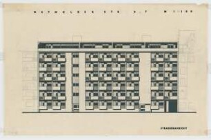 Wohnhaus Detmolder Straße 6-7, Berlin-Wilmersdorf: Ansicht 1:100
