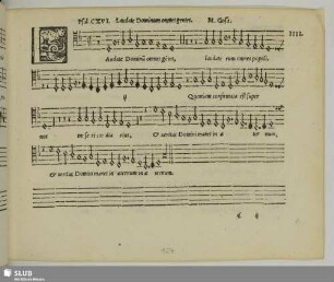 IIII. Anonymus: Laudate Dominum omnes gentes