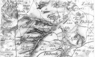 Ostrau-Schrebitz mit Döhlen und Görlitz. Oberreit, Sect. Oschatz, 1839/40