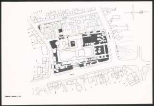 Theater- und Konzerthaus, Solingen Wettbewerb: Lageplan 1:500