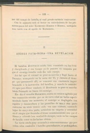 II - Andres Pata-Mora - una revelación