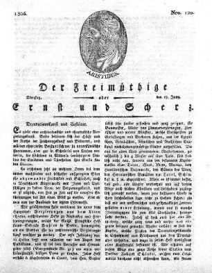 Nro. 120, Dienstag den 17. Juny 1806