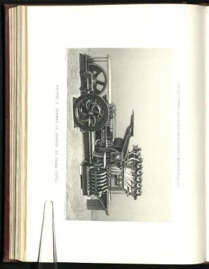 Spécimen d'impression de la nouvelle machine Marinoni à imprimer en taille-douce, Machine à imprimer la gravure en taille-douce