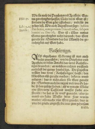 Rechtfertigen.