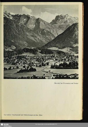 Oberstdorf mit Krottenspitze und Kratzer