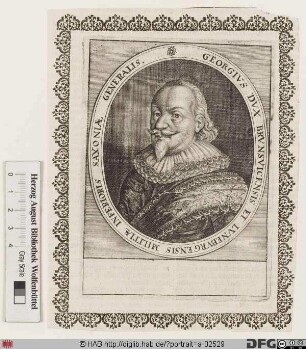 Bildnis Georg, Herzog zu Braunschweig-Lüneburg-Calenberg (reg. 1636-41)