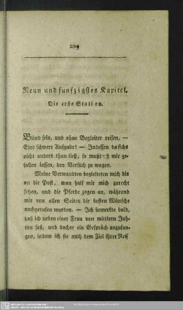 Neun und funfzigstes Kapitel. Die erste Station