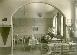 Fischer, Theodor; München - Westend, Bergmannstr.; Ledigenheim - Speisesaal