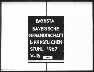 Winandi, Winandus, Franziskanerlaienbruder, Exklaustrierung