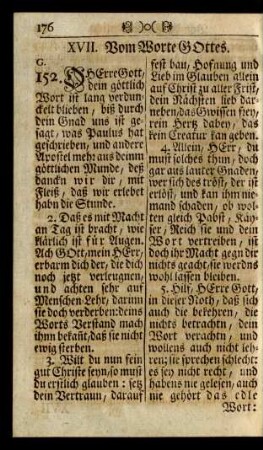 XVII. Vom Worte GOttes