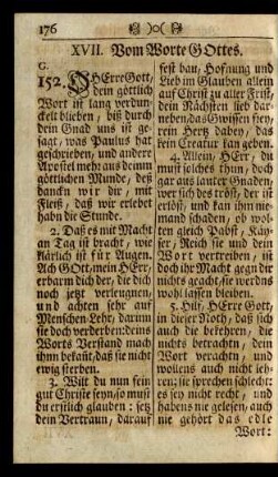 XVII. Vom Worte GOttes