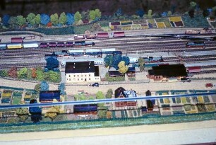 Schwarzenbek: Ausstellung zu 100 Jahre Strecke Bad Oldesloe - Schwarzenbek: Modell Bahnhof Schwarzenbek