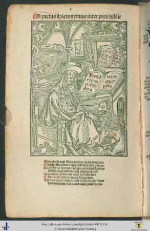 Sanctus Hieronymus interpres biblie
