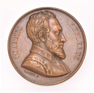 Medaille auf Johannes Kepler aus dem Jahr 1823