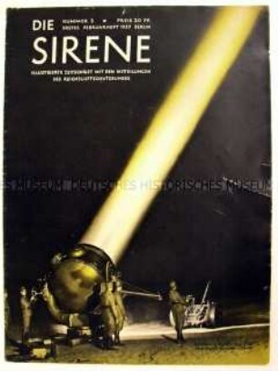 Wochenzeitschrift des Reichsluftschutzbundes "Die Sirene" u.a. über den Luftschutz in Japan