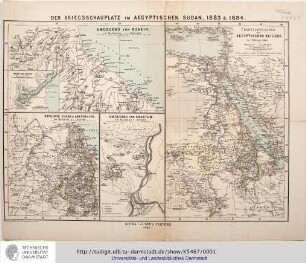Der Kriegsschauplatz im Ägyptischen Sudan 1883 und 1884. Zusammengestellt von Bruno Hassenstein. Gotha: Perthes 1884