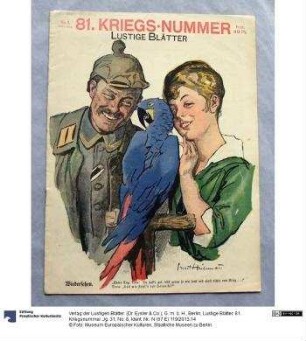 Lustige Blätter. 81. Kriegsnummer. Jg. 31, No. 8