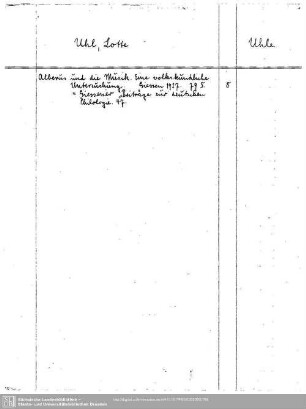 Uhle, Lotte (Uhl)