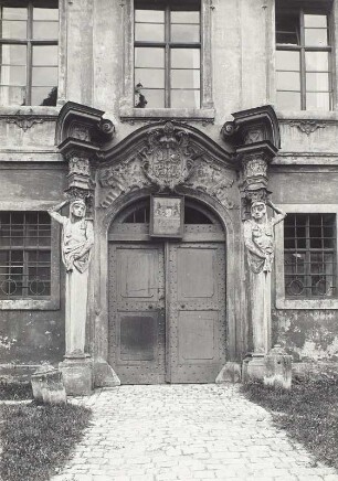 Eichstätt, Residenz : Eichstätt. Portal der Fürstbischöflichen Residenz