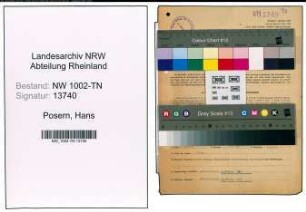 Entnazifizierung Hans Posern , geb. 06.01.1914 (Autovermieter)