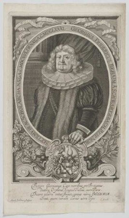 Bildnis des Georgius Friedericus Behaim a Schwartzbach