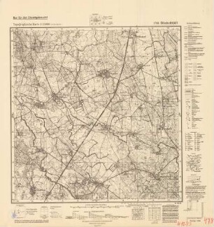 1793 (alte Nr.: 478) Dönhofstädt, Topographische Karte 1:25000 (4cm - Karte)
