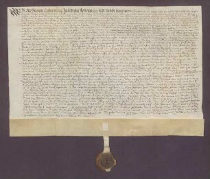 Otto Hauert und seine Ehefrau Katharina sowie Paul Walter und seine Ehefrau Appolonia, alle Einwohner zu Odenheim, verschreiben dem Ritterstift eine jährliche Gült von 1 1/2 Gulden aus 30 Gulden Kapital.