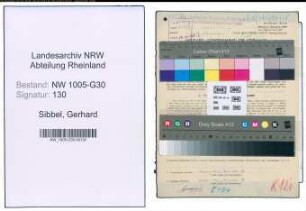 Entnazifizierung Gerhard Sibbel , geb. 07.11.1897 (Verkehrsaufseher)
