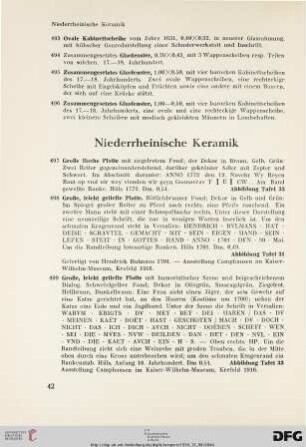 Niederrheinische Keramik (Nr. 497-575)
