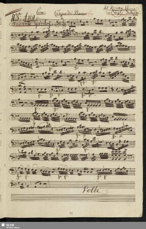 105. Aria: Corpo di bacco / Galuppi, B.