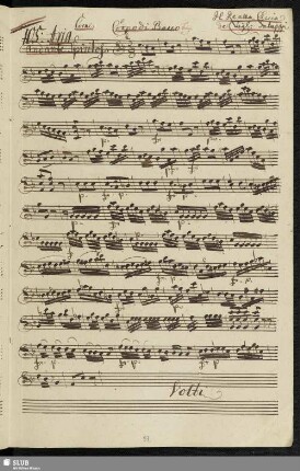 105. Aria: Corpo di bacco / Galuppi, B.
