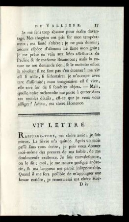 VIIe Lettre.