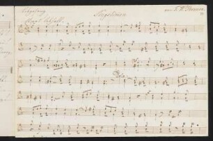 Lobgesang, Singstimen