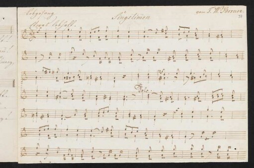 Lobgesang, Singstimen