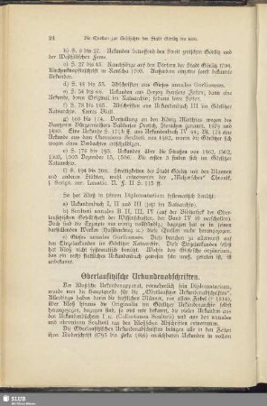 Oberlausitzische Urkundenabschriften