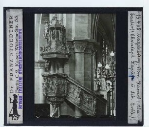 Magdeburg, Dom,Magdeburg, Dom, Alabasterkanzel