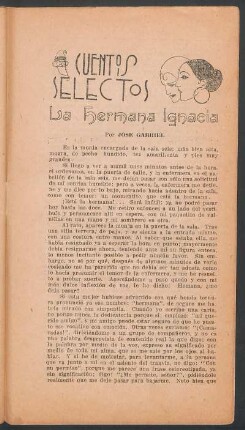 La hermana Ignacia : Cuentos selectos