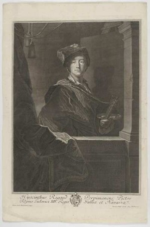 Bildnis des Hyacinthus Rigaud