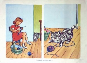 Minet et la pelote de laine I