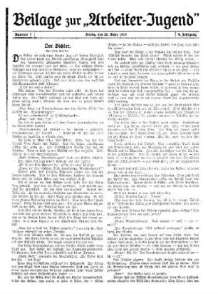 Der Dichter : [Beilage zur "Arbeiter-Jugend"]