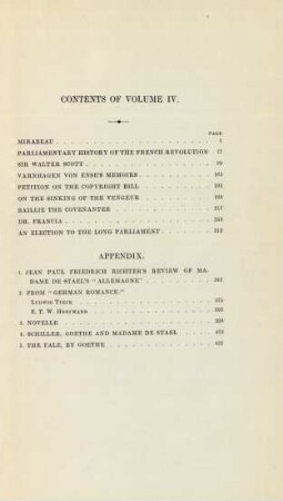 Contents Of Volume IV.