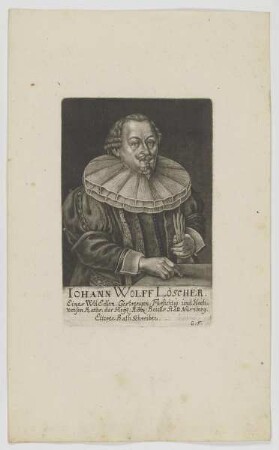Bildnis des Iohann Wolff Löscher