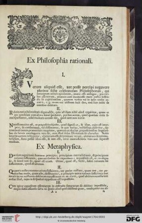 Ex Metaphysica