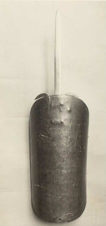 Armschild mit Stoßklinge und Degenbrecher