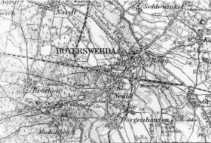 Hoyerswerda. Reichskarte, 1:100.000, Einheitsblatt Nr. 89, 1922