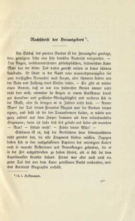 Nachschrift des Herausgebers