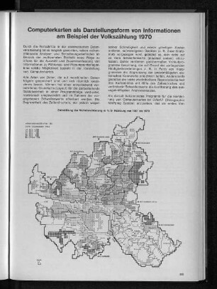 Computerkarten als Darstellungsform von Informationen am Beispiel der Volkszählung 1970
