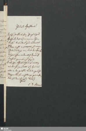 Nr. 22-23: Briefe von Ch. G. Körner