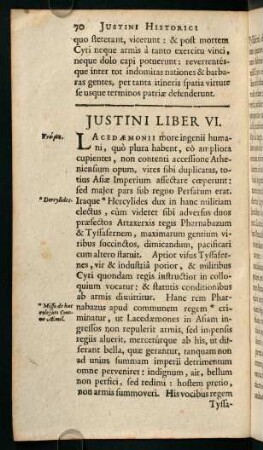 70-79, Liber VI.