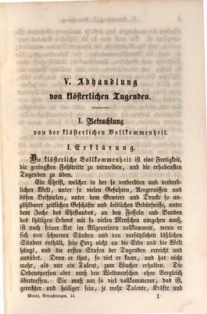 Meine Betrachtungen in mitternächtlichen Stunden über christliche Tugenden : ein Betrachtungsbuch für denkende Christen aller Stände, 2